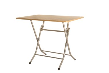 portatif masa üzerinde beyaz izole