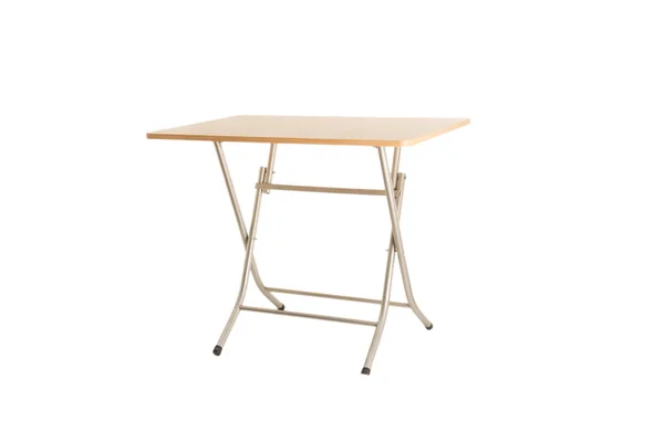 Folding table isolated on white — Stock Photo, Image