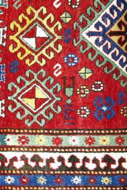 El yapımı halı parçası