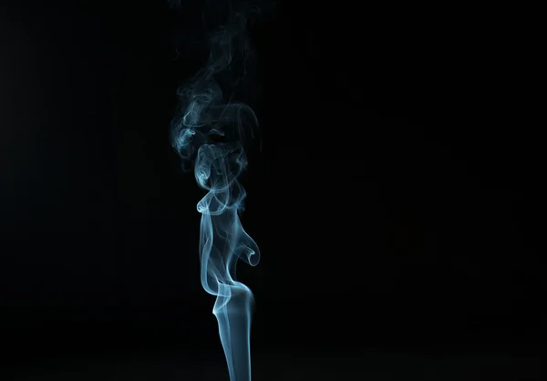 Smoke on black — Stock Photo, Image