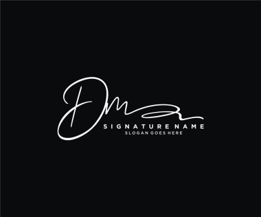 İlk imza logosu tasarımı. Moda, fotoğrafçılık, düğün, güzellik, iş dünyası logosu.