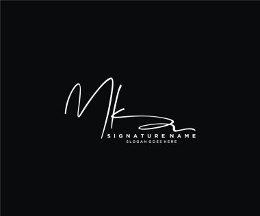 İlk imza logosu tasarımı. Moda, fotoğrafçılık, düğün, güzellik, iş dünyası logosu.