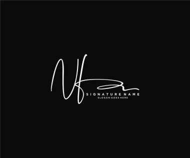 İlk imza logosu tasarımı. Moda, fotoğrafçılık, düğün, güzellik, iş dünyası logosu.