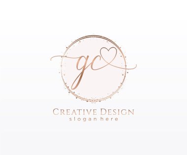 İlk el yazısı logosu tasarımı. Moda, fotoğrafçılık, düğün, güzellik, iş dünyası logosu.
