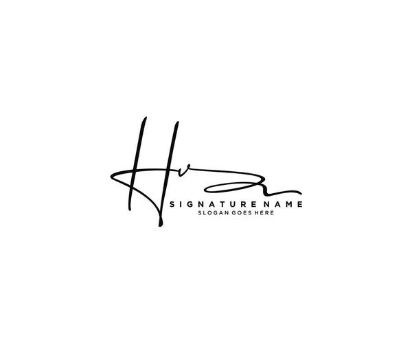 Первоначальный Дизайн Логотипа Signature Logo Fashion Photography Wedding Beauty Business — стоковый вектор