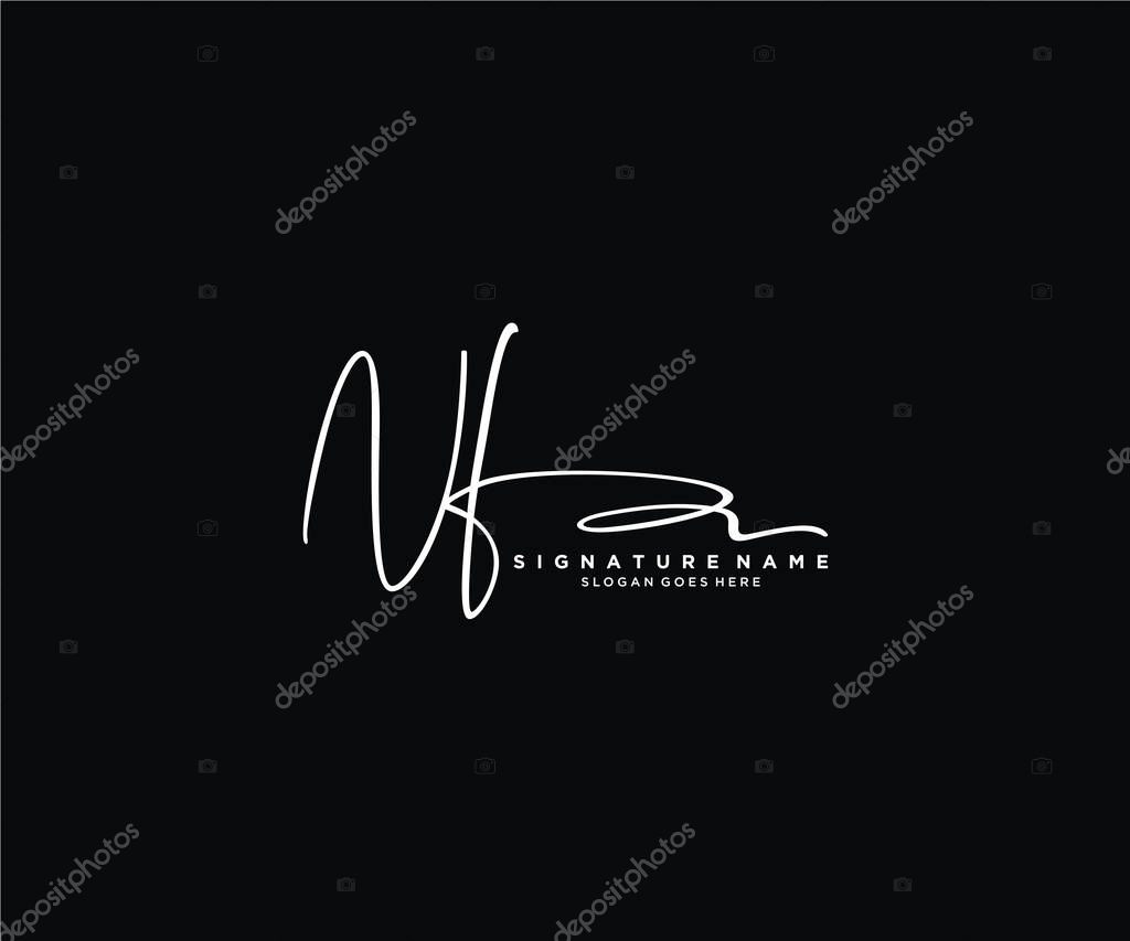 Initial Signature logo design. Logo for fashion,photography, wedding, beauty, business company.