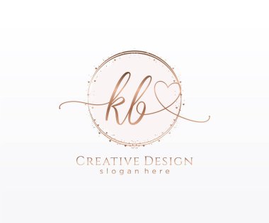 Initial handwriting logo design. Logo for fashion,photography, wedding, beauty, business company. clipart