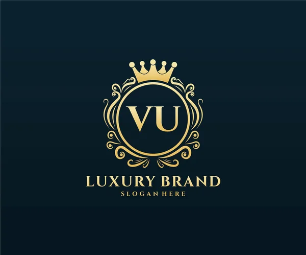 Initial Vl Logo Letter Design, Minimal Royal Crown Vl lv Feminine