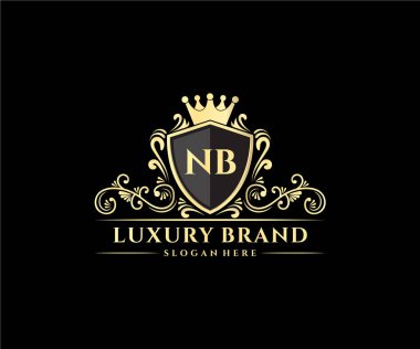 Kaligrafik kadın çiçekli el, heraldik monogram antika vintage stil lüks logo tasarımı Premium Vector çizdi.