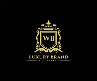 Kaligrafik kadın çiçekli el, heraldik monogram antika vintage stil lüks logo tasarımı Premium Vector çizdi.