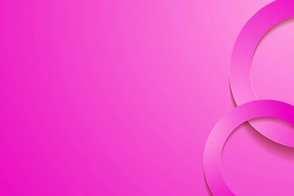 Ροζ Φόντο Κύκλο Χαρτί Περικοπή Φόντο Στρώμα — Διανυσματικό Αρχείο