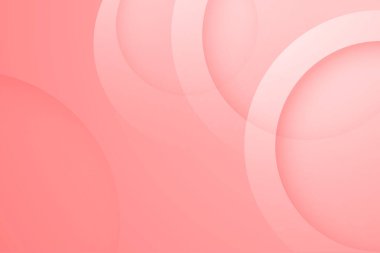 Açık kırmızı arka planlar. soyut 3d çember arkaplanı.