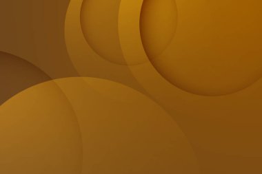 Kahverengi arkaplan. soyut 3d çember arkaplanı.