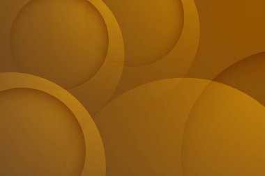 Kahverengi arkaplan. soyut 3d çember arkaplanı.