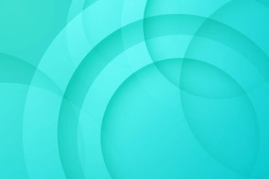 Turkuaz arka planlar. soyut 3d çember arkaplanı.