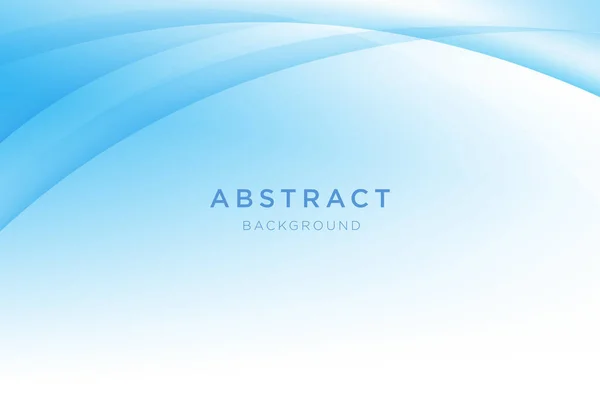 Abstrakter Lichtvektor Hintergrund Blaue Und Weiße Welle — Stockvektor