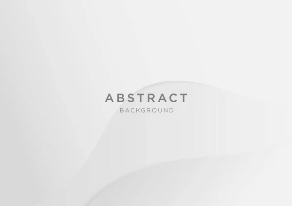 Vector White Gray Gradient Color Curve Background — Stockvector