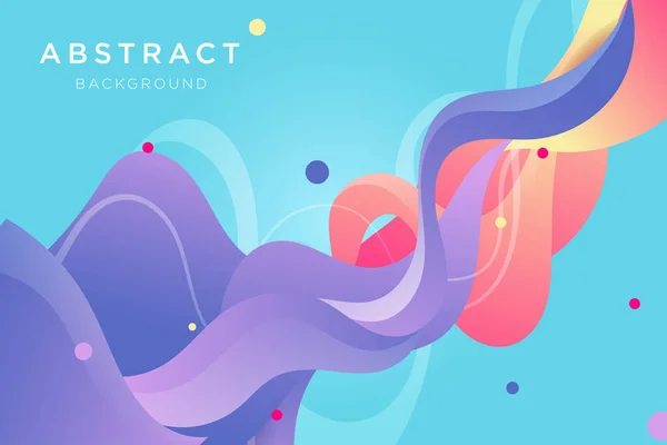 Vector Colorful Flow Background — Stockvector