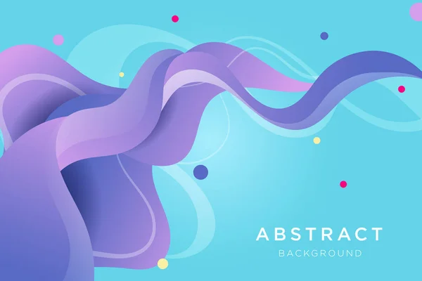 Vector Colorful Flow Background — 图库矢量图片