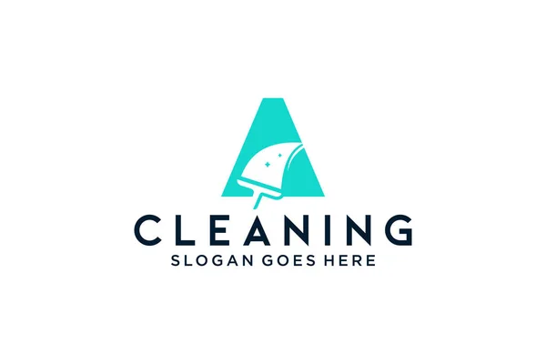 Cleaning Clean Service Maintenance Car Detailing Homes Logo Icon Vector — Stock Vector