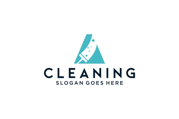 Cleaning Clean Service Maintenance Car Detailing Homes Logo Icon Vector — Stock Vector