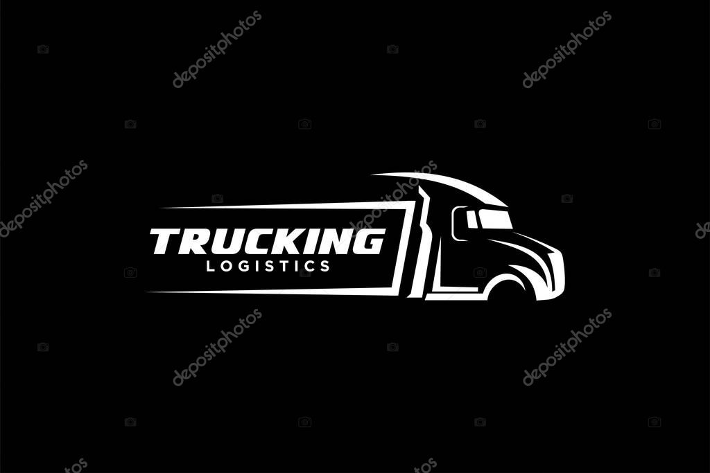 Truck logo template, Perfect logo for business related to automotive.