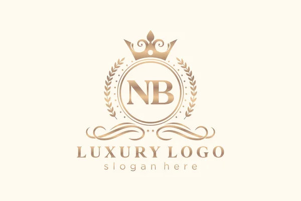 Carta Royal Luxury Logo Plantilla Arte Vectorial Para Restaurante Royalty — Vector de stock