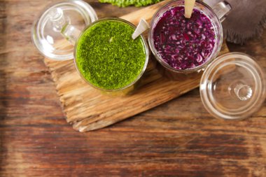 Ispanak bir diyet için yeşil smoothies