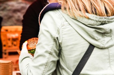 sokak gıda. salata ve et, lokanta Burger