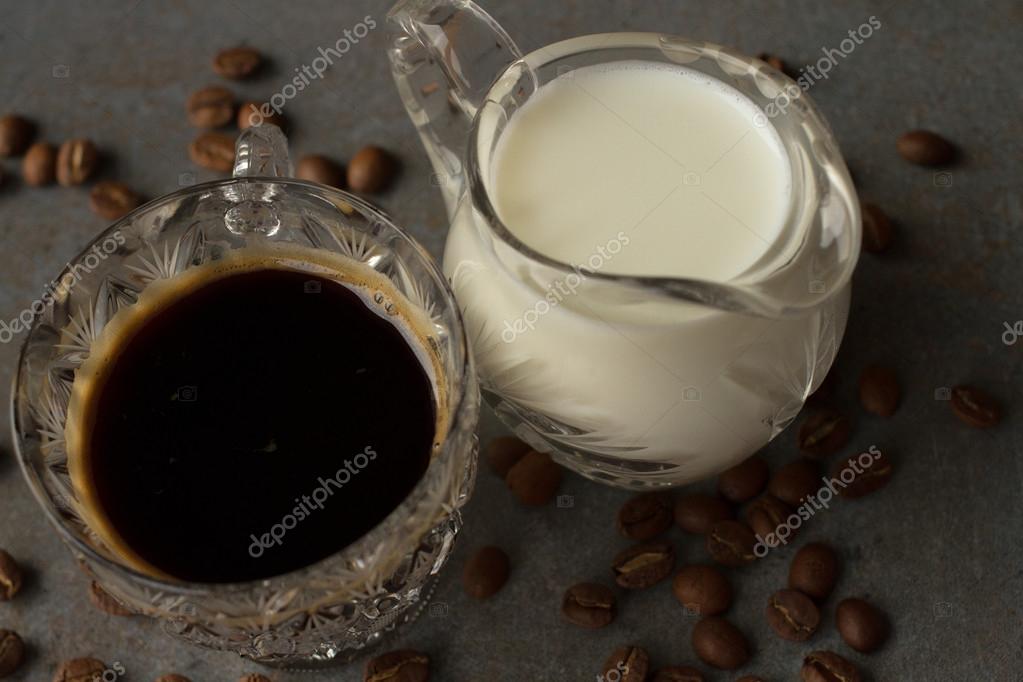 Delicious coffee in the morning. joyful awakening before work