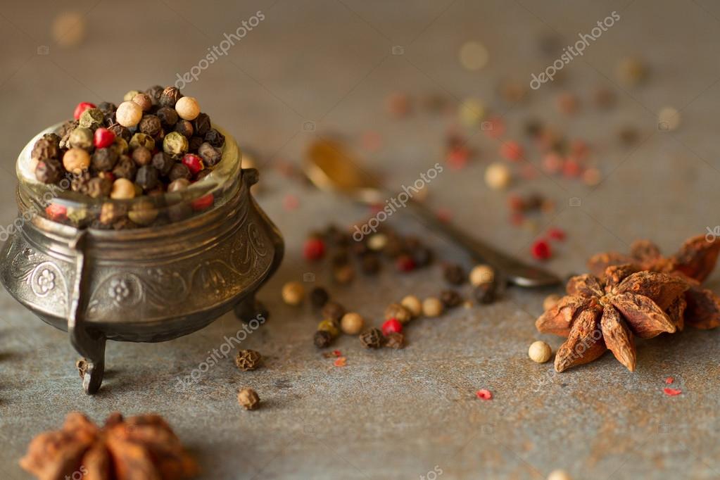 Spices for pizza and Italian food