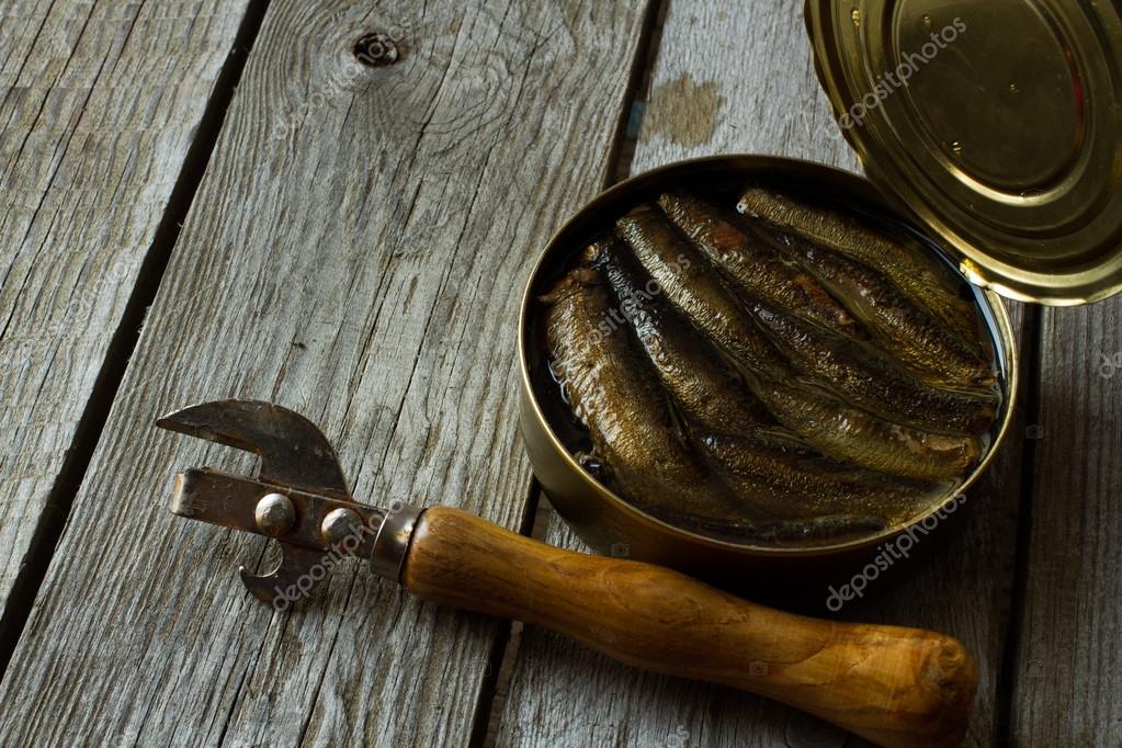 Sandwich with sprats, national food in Russia for the holidays