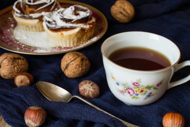 Pastalı çay partisi.