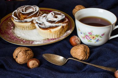 Pastalı çay partisi.