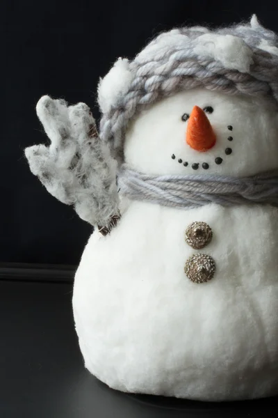 Bonito boneco de neve. decorações para cartões de Natal e saudação — Fotografia de Stock