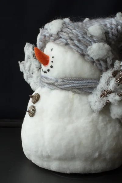 Beautiful snowman. decorations for Christmas and greeting cards — Stock Photo, Image
