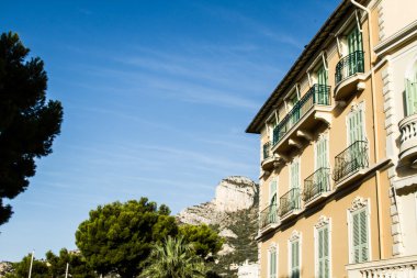 Cote d'Azur Monaco. şehrin güzel manzaralarını