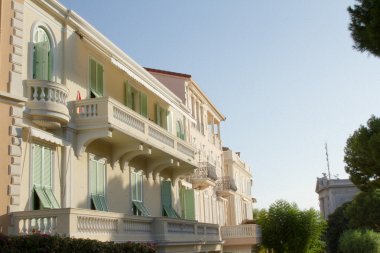 Cote d'Azur Monaco. şehrin güzel manzaralarını