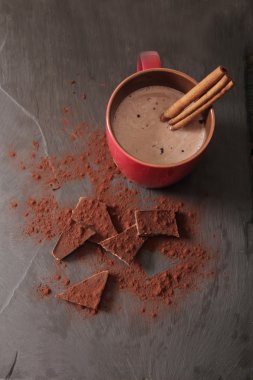 kakao tarçın ve kurabiye ametarro İtalyan tatlılar