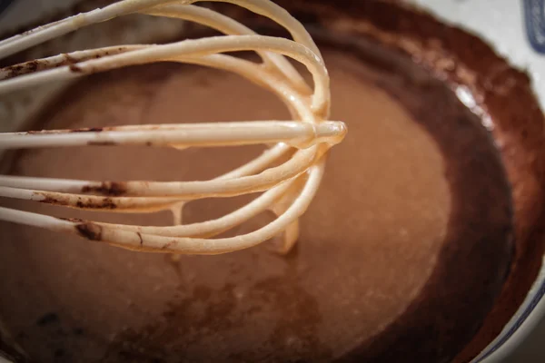 Brownie mit Minze leckeres Dessert für die ganze Familie — Stockfoto