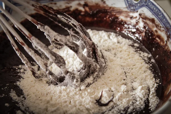 Brownie con menta delizioso dessert per tutta la famiglia — Foto Stock