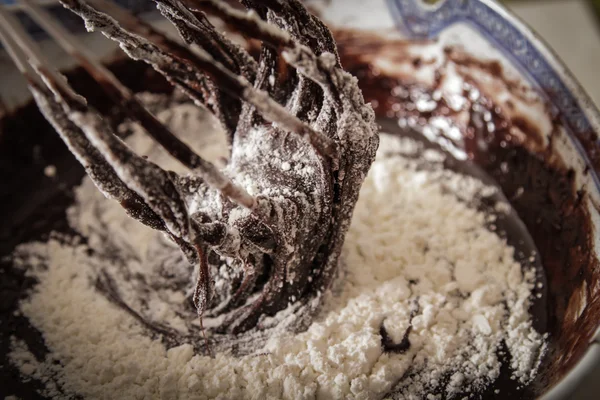 Brownie con menta delizioso dessert per tutta la famiglia — Foto Stock