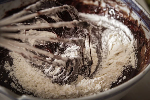 Brownie con menta delizioso dessert per tutta la famiglia — Foto Stock