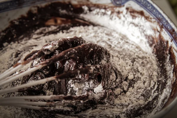 Brownie con menta delizioso dessert per tutta la famiglia — Foto Stock