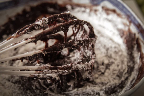 Brownie mit Minze leckeres Dessert für die ganze Familie — Stockfoto