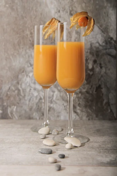 Tasty cocktail with juice. a party at the bar — Stock Photo, Image