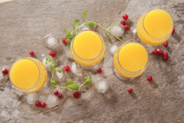 Tasty cocktail with juice. a party at the bar — Stock Photo, Image