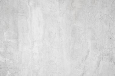 Beton duvara pankart yerleştirmek için kullanılan eski bir duvar gibi doğal çimento veya taş dokunun beyaz beton dokusu..