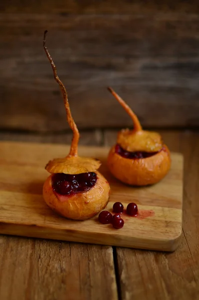 Turnip with cranberries — Stock Photo, Image