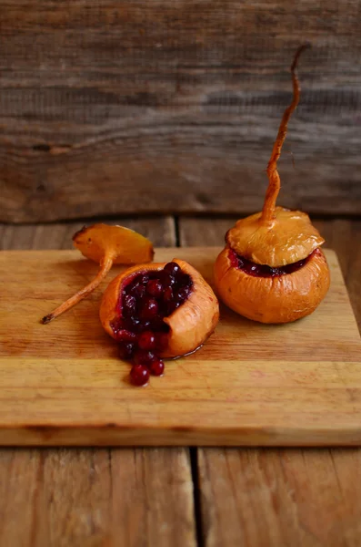 Turnip with cranberries — Stock Photo, Image